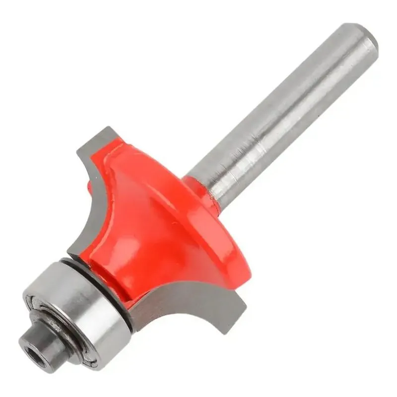 Fresa Tupia 28,6mm Quebra Canto Redondo Raio 9,5mm Haste 6mm