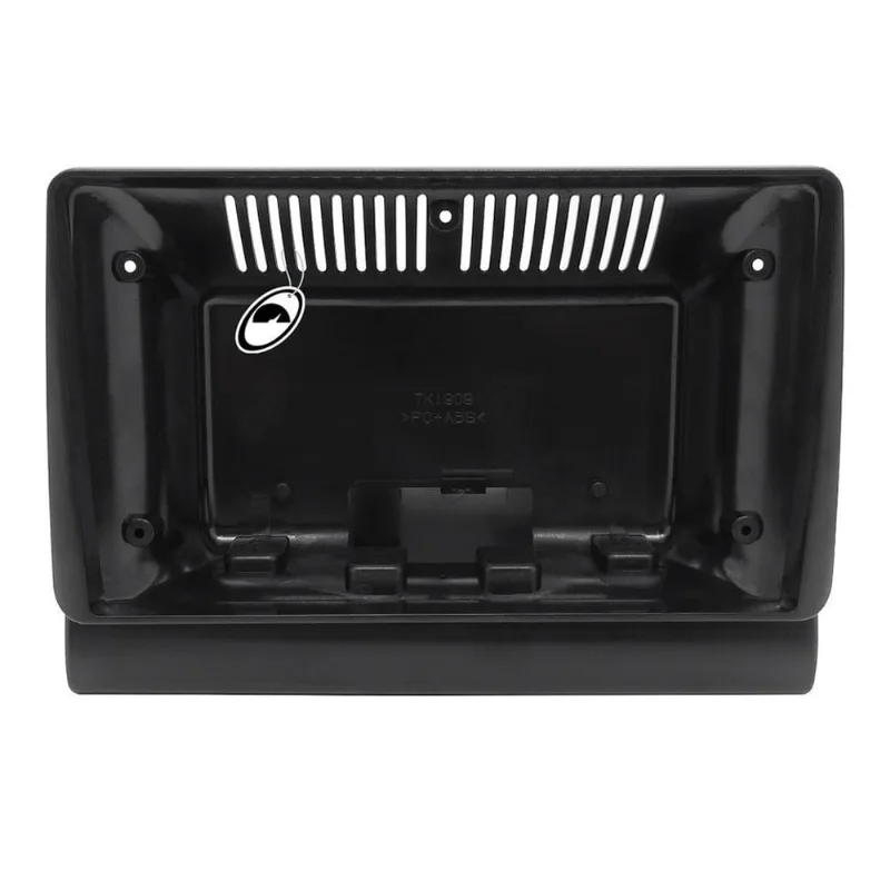 Moldura 2 Din 9'' Mp5 Uno Mille 94/13 Fiorino 97/13 Preta