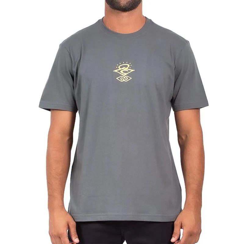 Camiseta Rip Curl Vintage Search SM24 Masculina Dark Grey G / chumbo