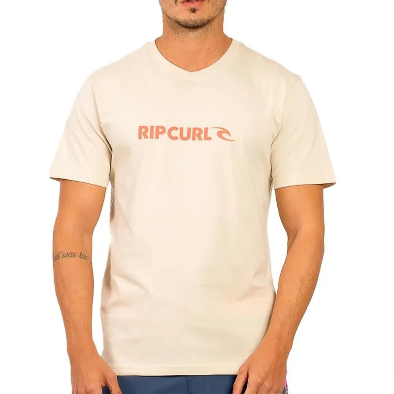 Camiseta Rip Curl New Icon WT24 Masculina Branco G / branco