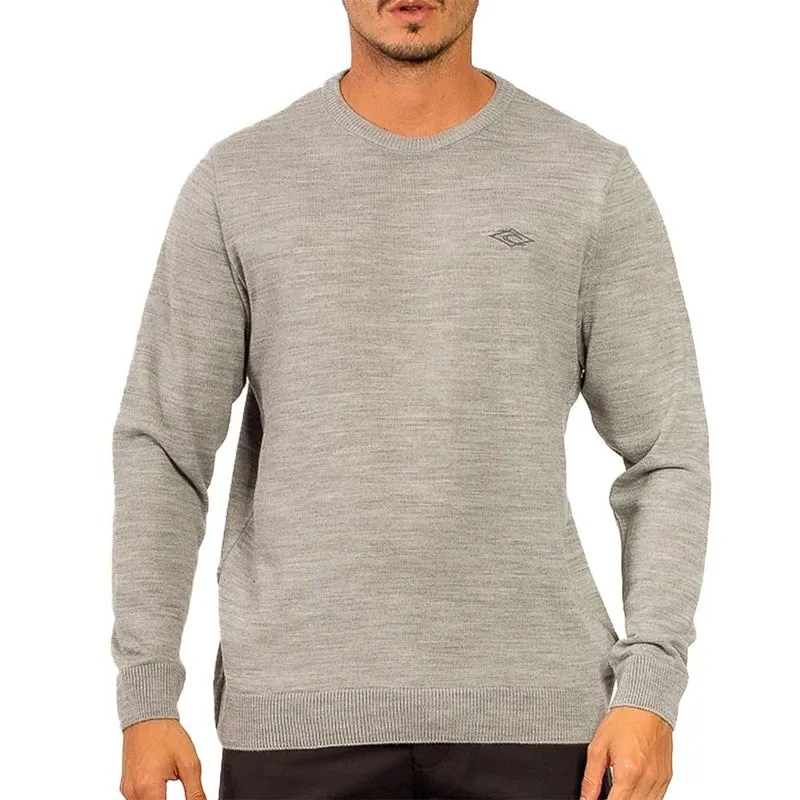 Tricot Rip Curl Diamond Knit WT24 Masculino Grey Marle G / cinza