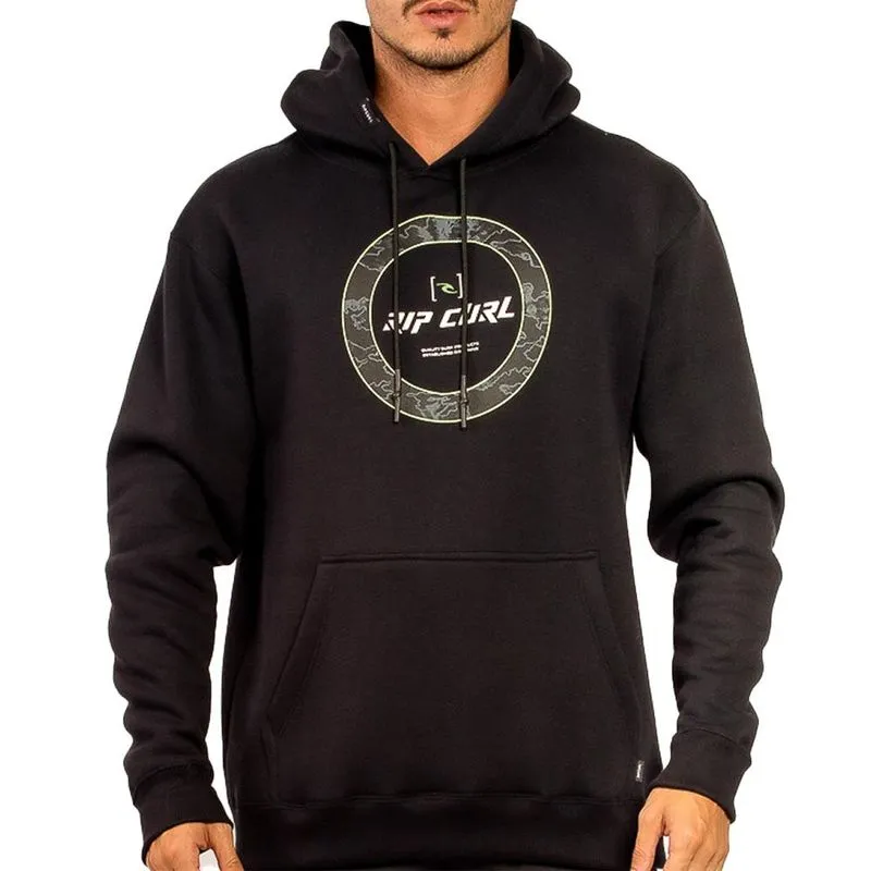 Moletom Rip Curl Circle GM 10 WT24 Masculino Preto GG / preto