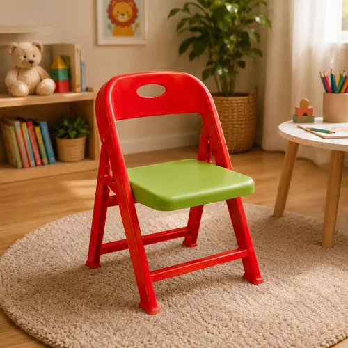 Cadeirinha Infantil Dobrável - Vermelha