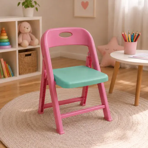 Cadeirinha Infantil Dobravel - Rosa