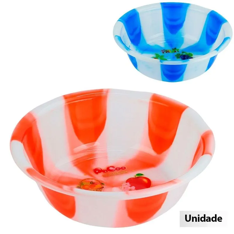Bacia De Plástico 8l 40cm Color Cozinha - Tudo Em Caixa