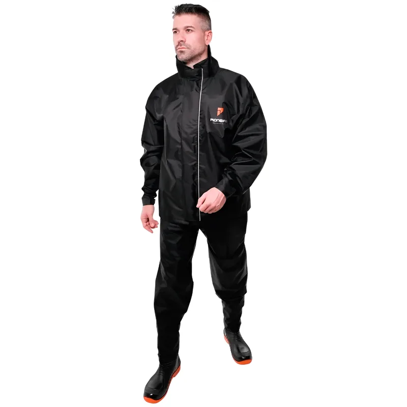 Capa Chuva Pioneira Nylon Storm Preto