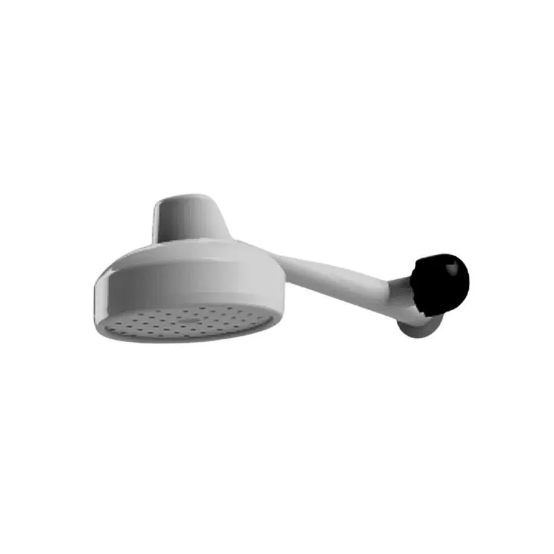 Ducha Fria Com Registro Piscina Solar Gás Redondo Branca 9p