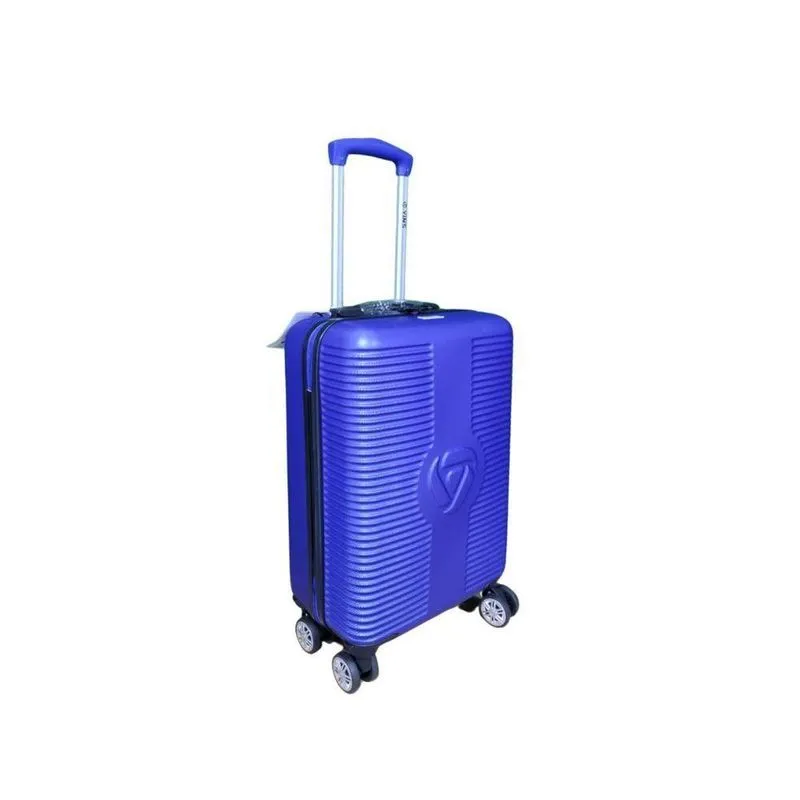 Mala de Viagem 20 ABS Cadeado Integrado Zíper Classic Azul