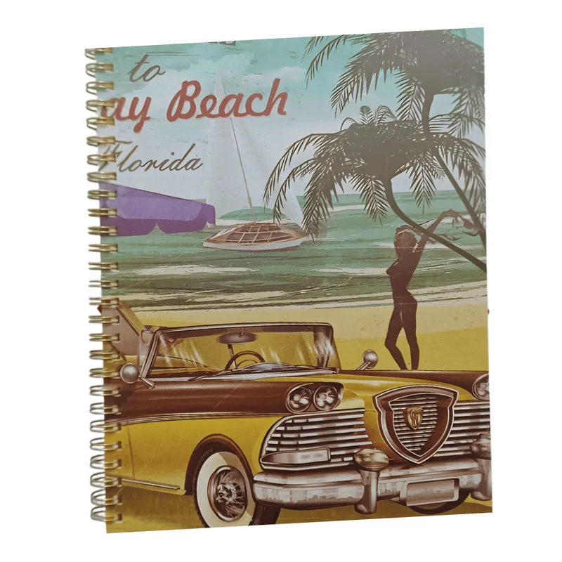 Caderno Vintage Capa Flexível - 80 Folhas – Yins Paper Yins Paper