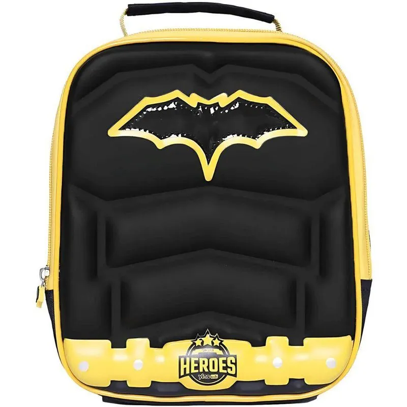 Lancheira Batmax Ys42369 - Yins - Preto/amarelo