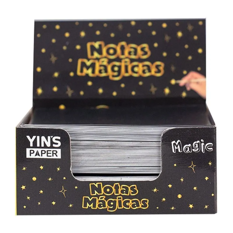 Bloco De Notas Mágico 125 Folhas Sortido Yins Paper