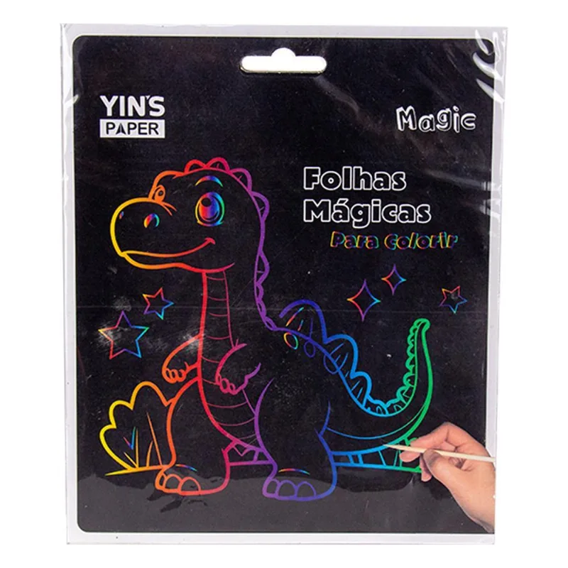Folhas Mágicas Para Colorir Com 3 Unidades Yins Paper