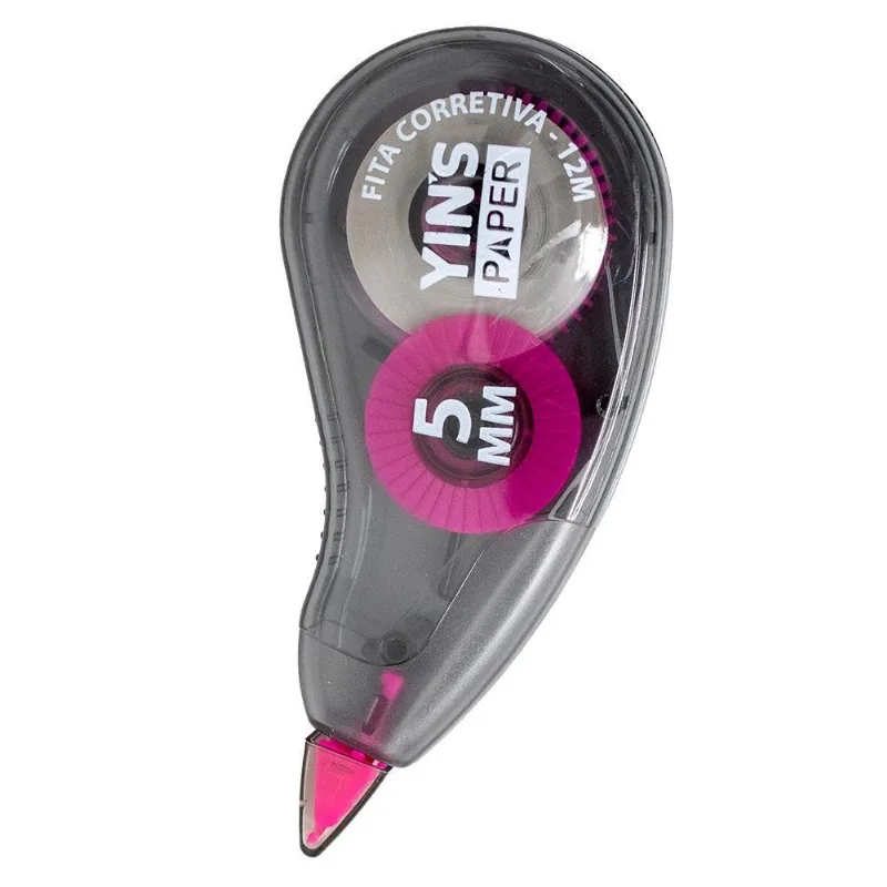 Fita Corretiva 12m x 5mm Sortido Yins Paper FITA CORRETIVA 12M SORTIDO YINS PAPER