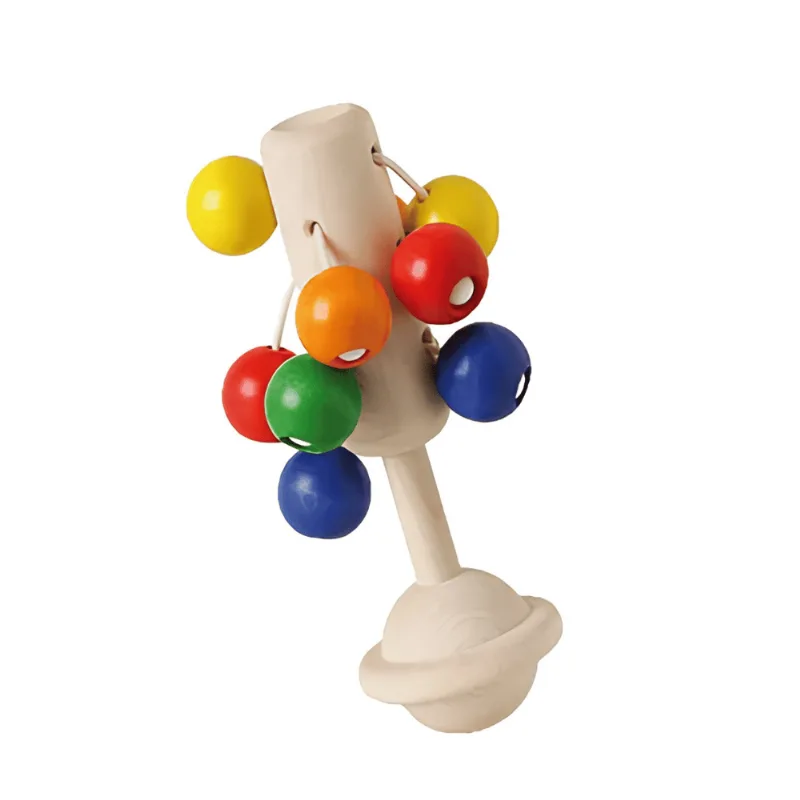 Chocalho p/ Bebê em Madeira - Yins Kids UNICA