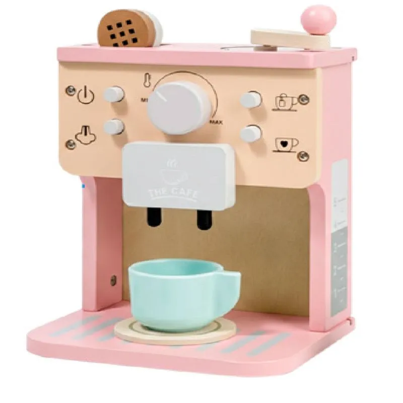 Mini máquina de café de madeira - Yins Kids