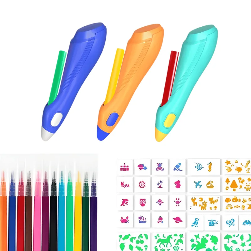 Kit de Canetas e Aerógrafo Infantil - Yins Kids UNICA