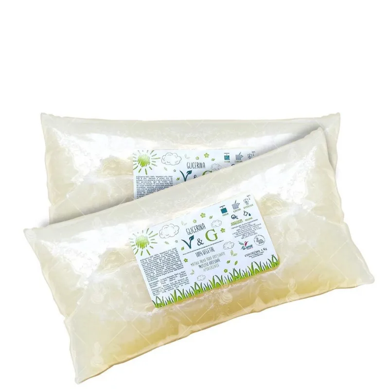 Base Glicerinada V&amp;g Vegetal P/sabonetes 2kg - Transparente