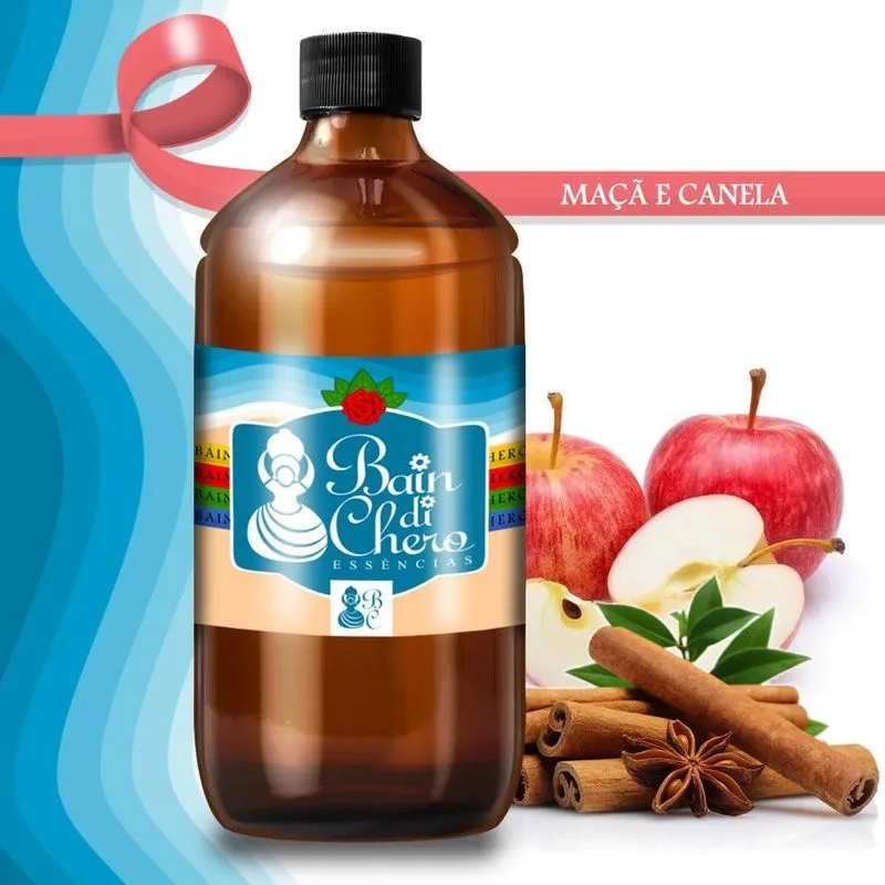 Essência Aromática Conc. Sabonete 500ml - Maçã Com Canela
