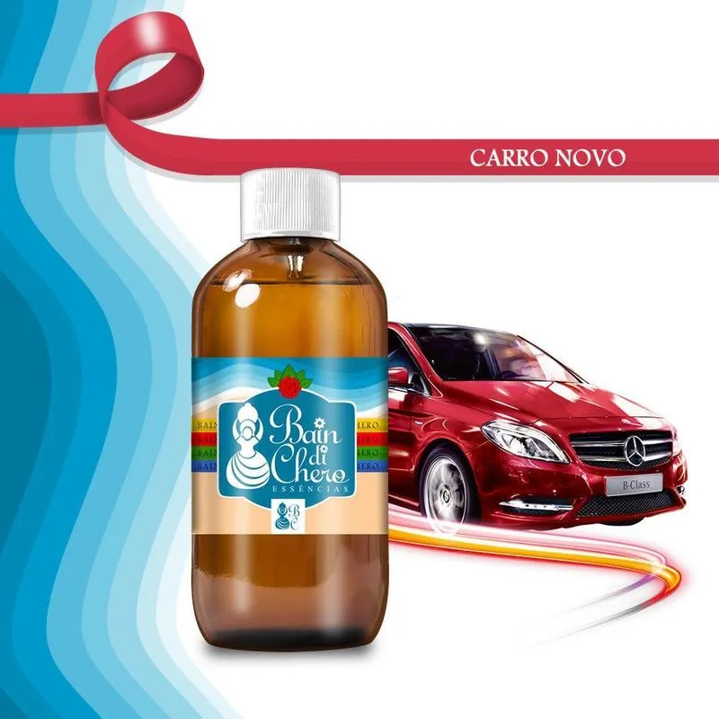 Essência Aromática Concentrada Vela 100ml - Carro Novo