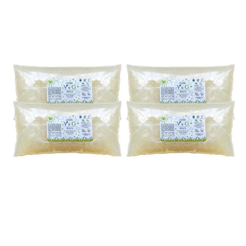 Base Glicerinada V&amp;g Vegetal P/sabonetes 4kg - Transparente