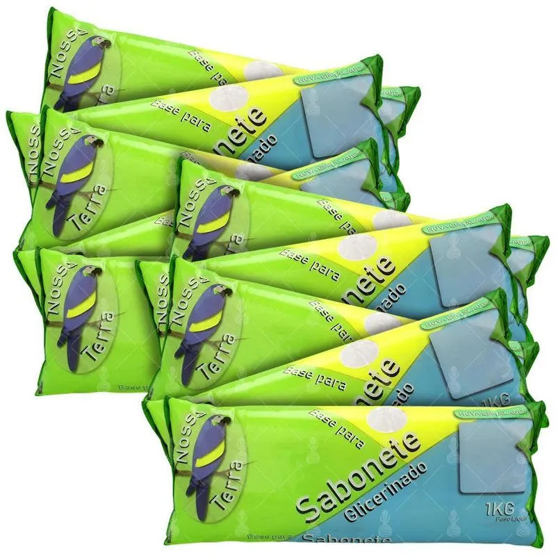 Base Glicerina Nossa Terra Para Sabonetes 10kg - Branco