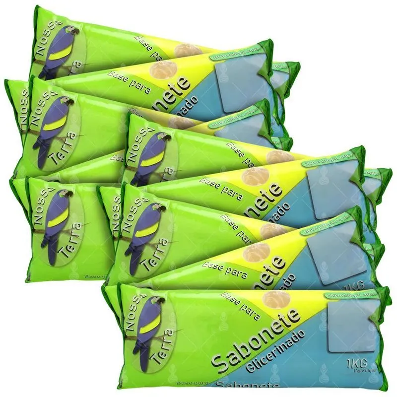 Base Glicerina Nossa Terra Para Sabonetes 10kg - Mista