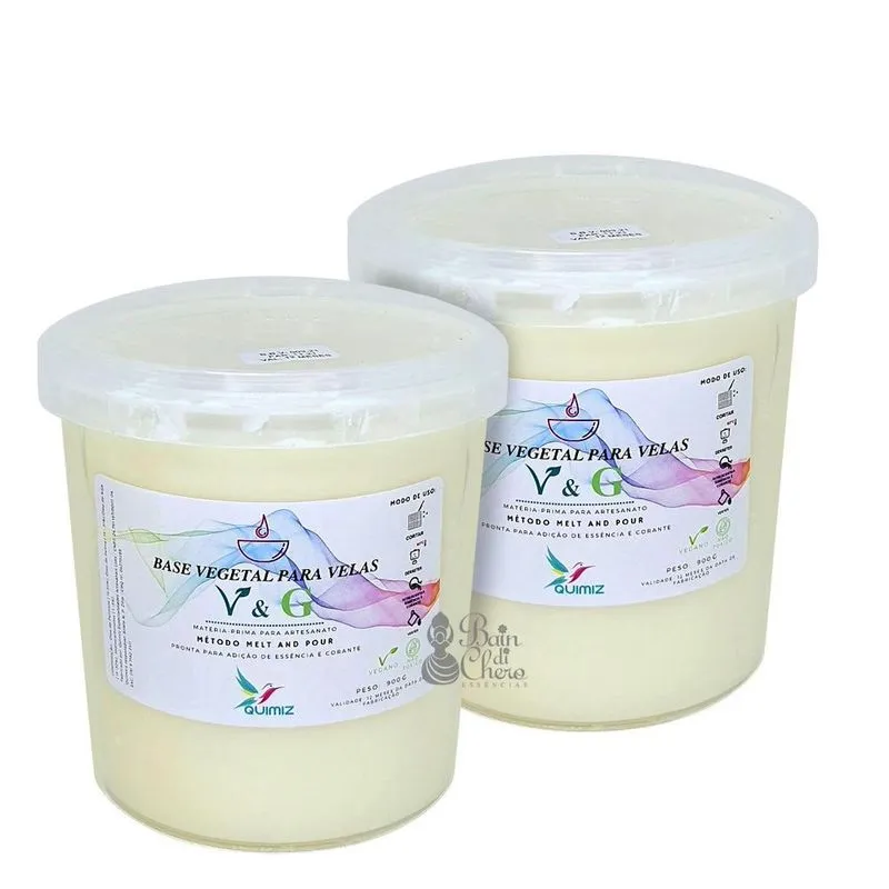 Cera De Palma V&amp;g Para Velas Vegetal Pronta 1800kg