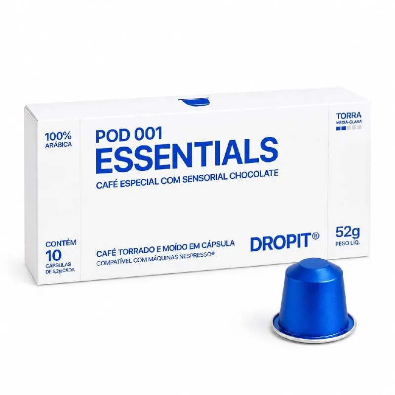 Café Dropit Essentials Chocolate Em Cápsula 10 Unidades