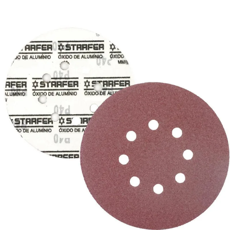 Kit 50 Disco De Lixa Ferro 115Mm Grão 80 - Starfer