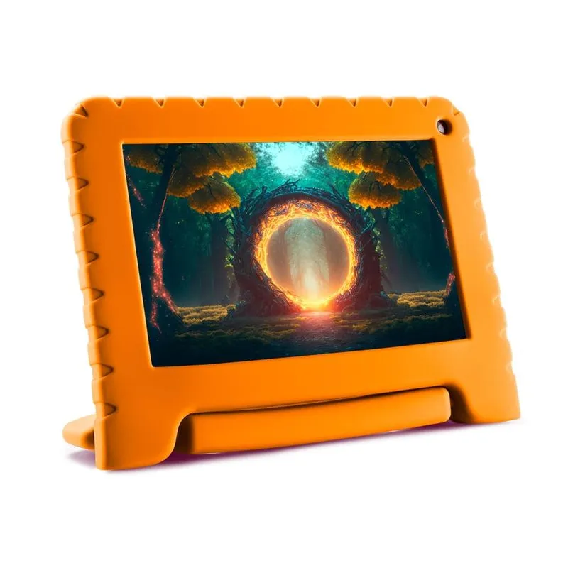 Tablet Kid Pad Quad Core 2GB RAM + 32GB 7 pol Android 13 (Go edition) Multi - NB394 NB394