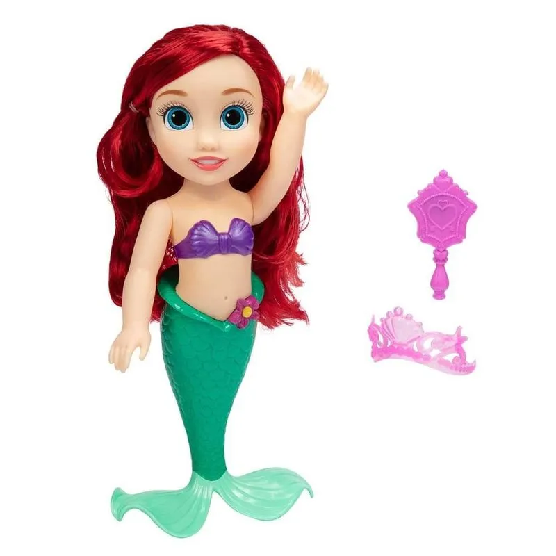 Boneca princesas da disney multikids ariel hora do banho com acessórios - br2021