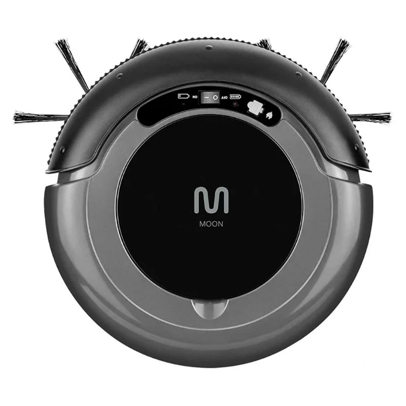 Robo^ Aspirador de Po´ Multilaser Moon HO401 Cinza Bivolt