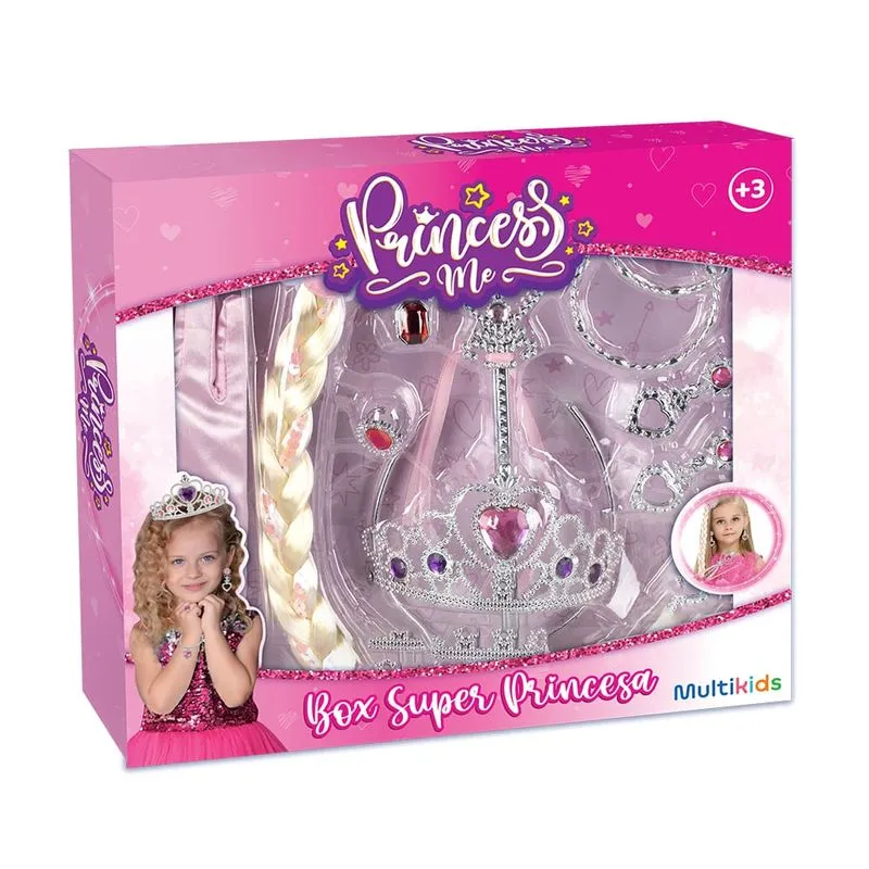 Kit Princesa Princess Me Box Rosa Multikids - BR2038 BR2038