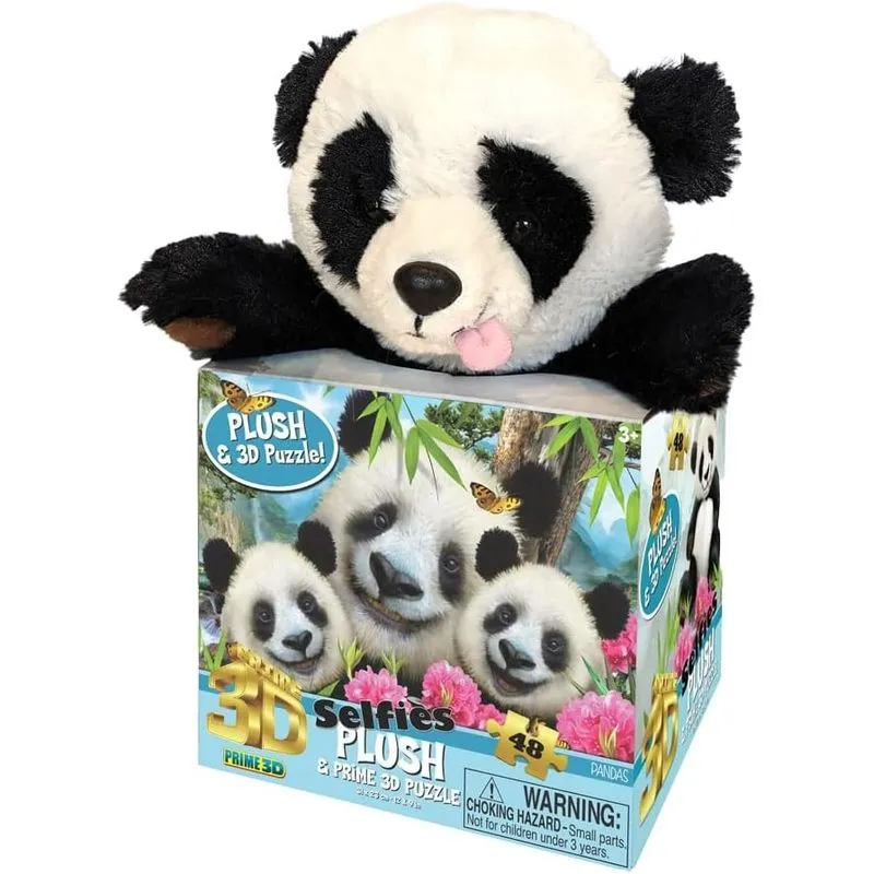 Quebra Cabeca 3D - 48 Pecas e Pet Selfie Panda MULTIKIDS