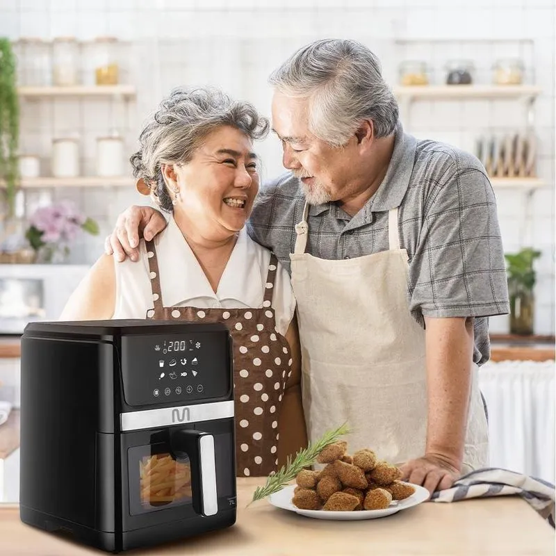 Air fryer digital 7l visor gourmet 127v-1800w multi - go223