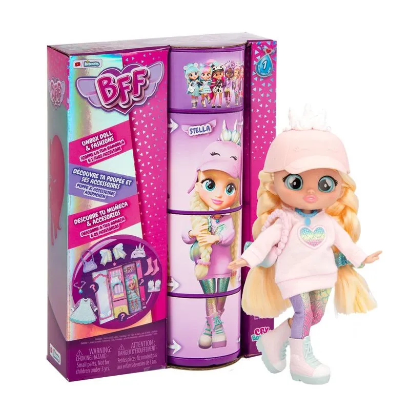Boneca BFF By Cry Babies 22cm Stella Multikids - BR2067 BR2067