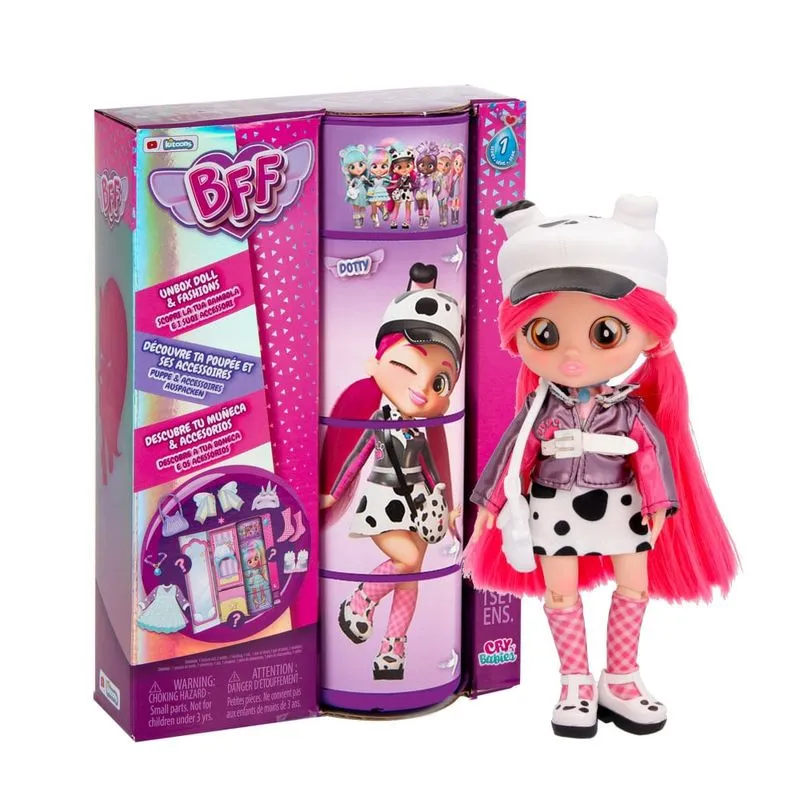 Boneca BFF By Cry Babies 22cm Dotty Multikids - BR2069 BR2069