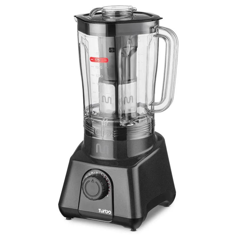 Liquidificador 2,6L Turbo Cinza 1100w-220v c/ 8 Velocidades Multi Home - LQ1112 LQ1112