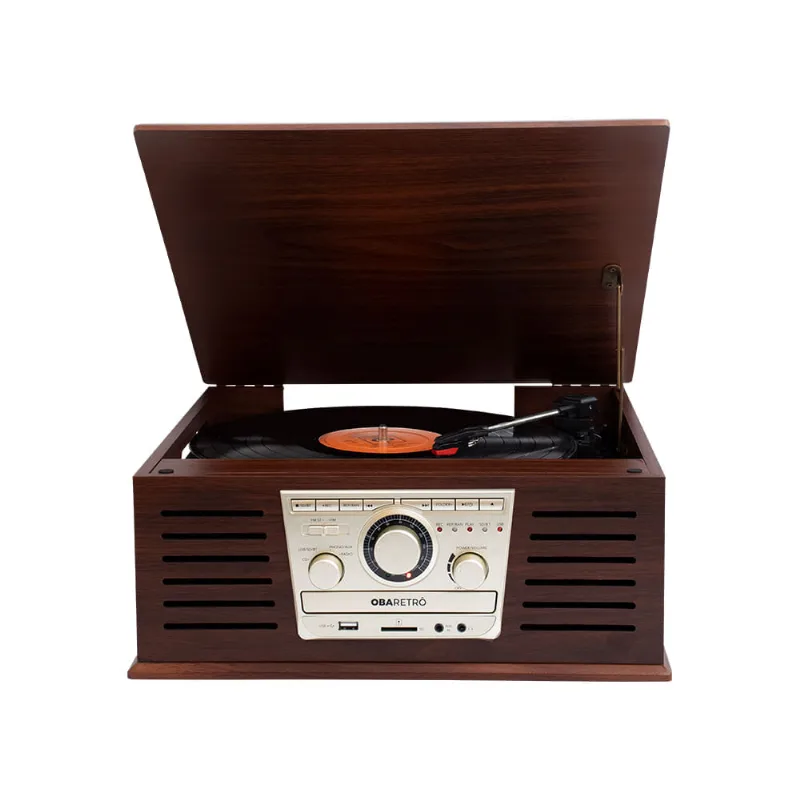 ObaRetrô Vitrola com Bluetooth Obabox - 27592 27592