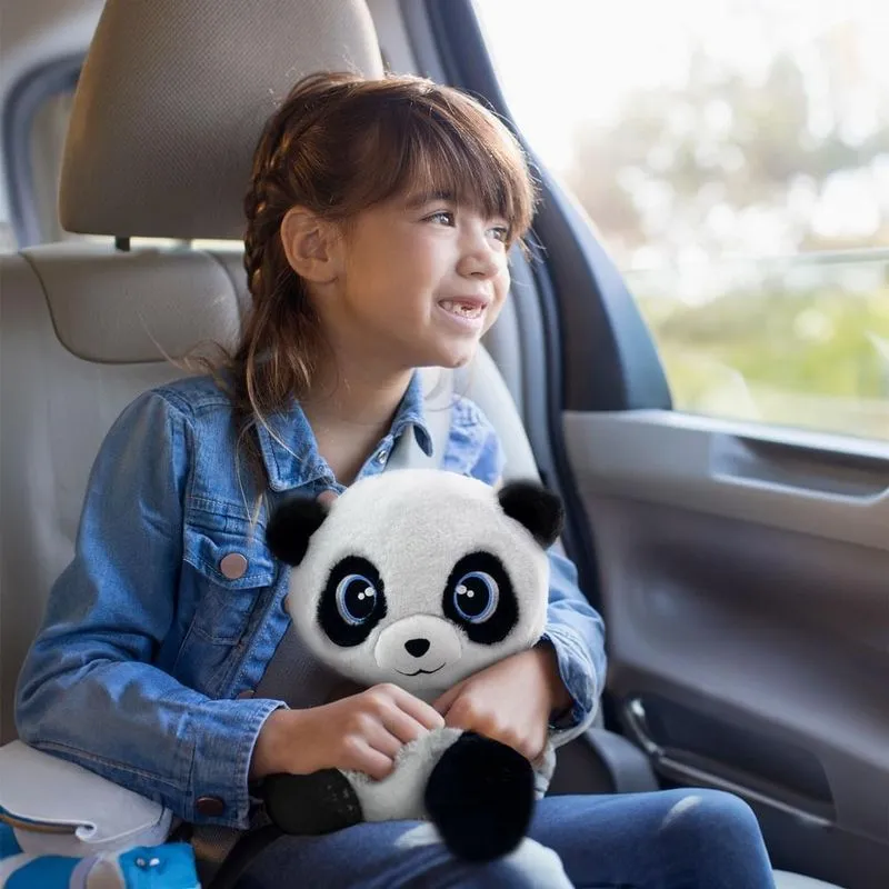Pelúcia little friends panda benício 30cm multikids - br2229