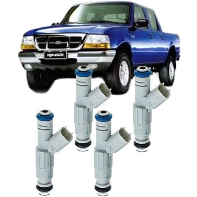 Kit 4 Bicos Injetores Ford Ranger 2.3 16V De 2001 à 2004