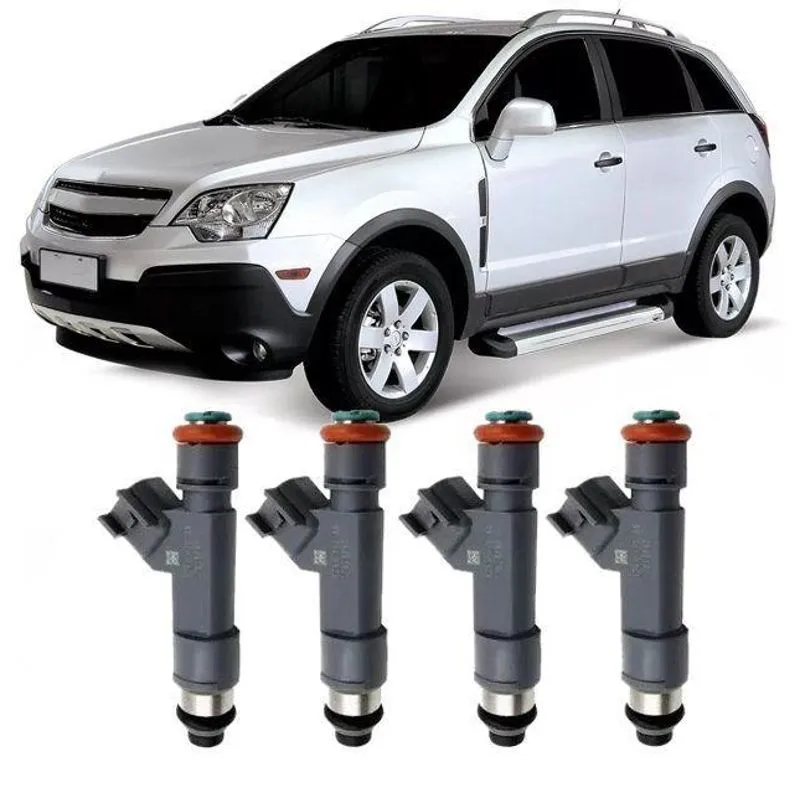 Kit 4 Bicos Injetores Baixa Captiva Malibu 2.4 2008 À 2016
