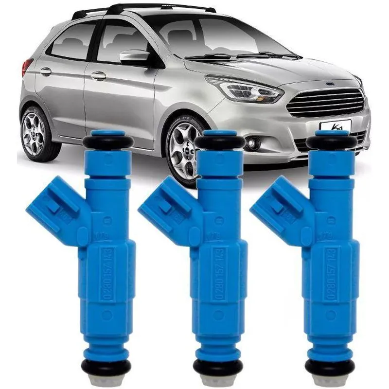 Kit 3 Bico Injetor Ford Ka 1.0 12v 3cc Flex De 2015 À 2021