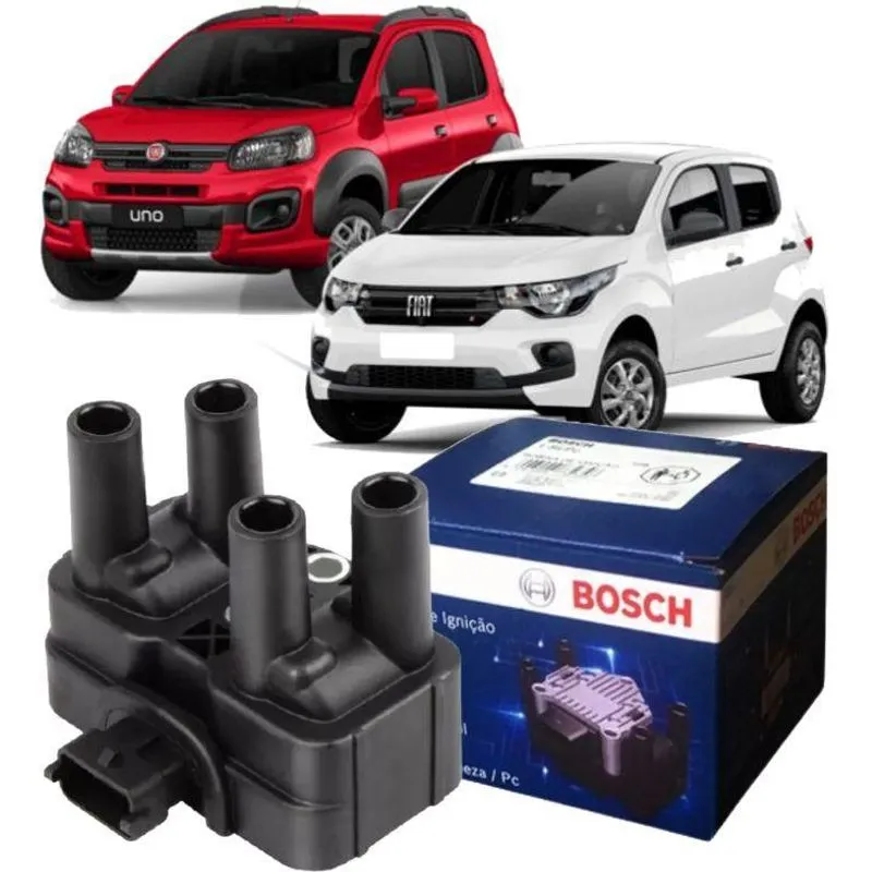 Bobina De Ignicao Uno Palio Mobi 1.0 Evo Flex De 2010 À 2022