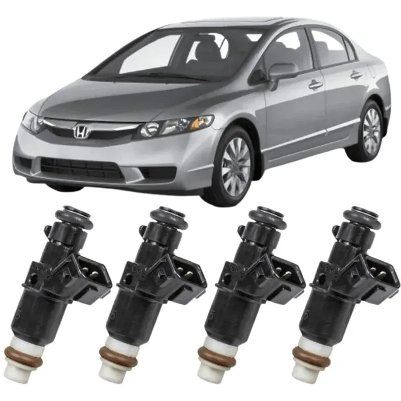 Kit 4 Bico Injetor New Civic 1.8 16v- Com 8 Furos