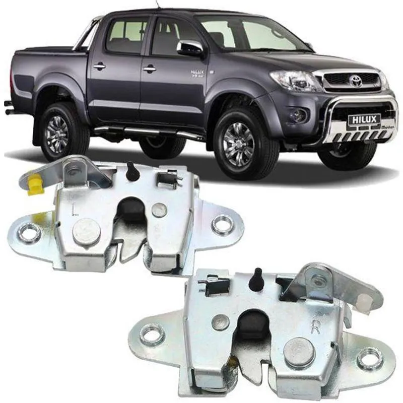 Par Fechadura Tampa Traseira Caçamba Hilux De 2005 à 2008