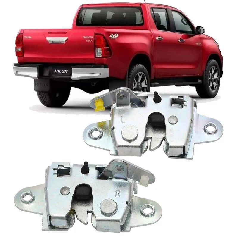 Par Fechadura Tampa Traseira Caçamba Hilux De 2016 à 2024