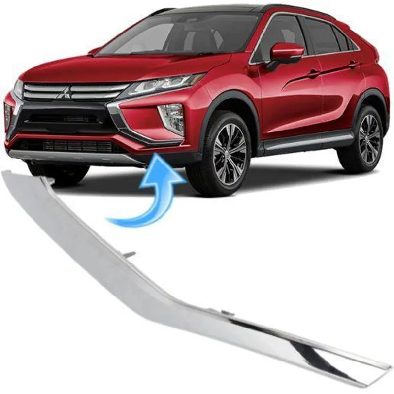Moldura Inferior Parachoque Eclipse Cross 2018 À 2022 - Esq