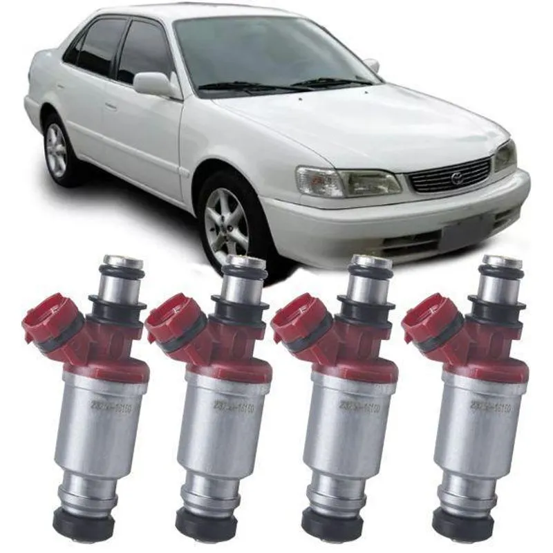 Kit 4 Bicos Injetores Toyota Corolla 1.8 16v 1995 A 2002