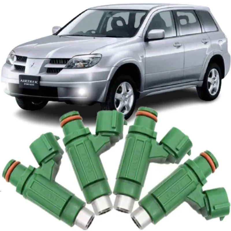 Kit 4 Bicos Injetores Mitsubishi Airtrek 2.4 2003 A 2005